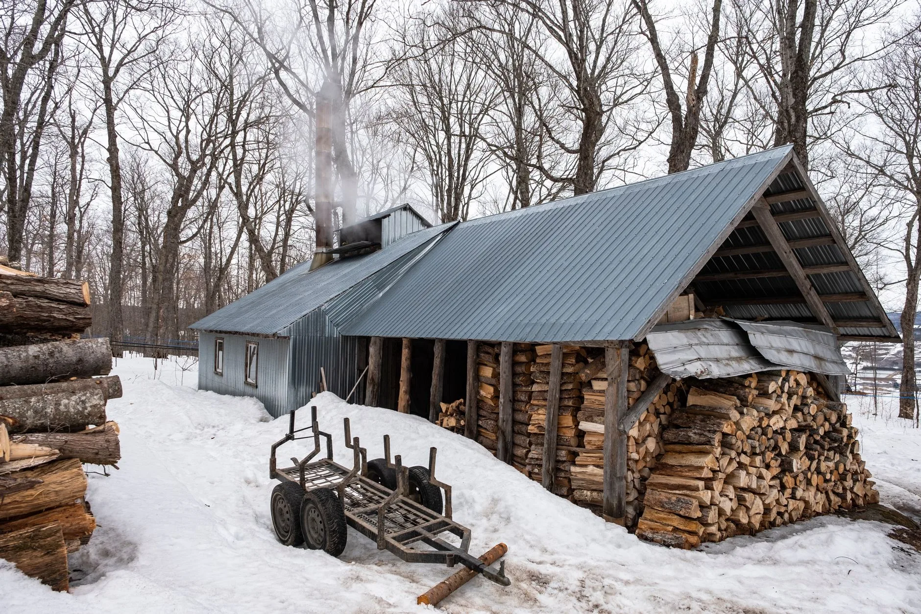 Où trouver une cabane à sucre selon votre itinéraire
